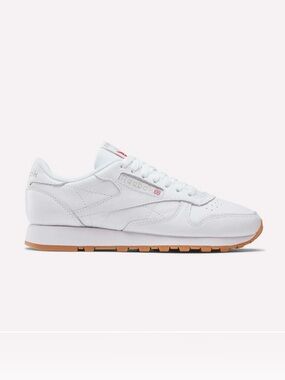 Reebok Women's Classic Leather Shoes in White/Gum, Women’s Size 8 - Used MSRP$85